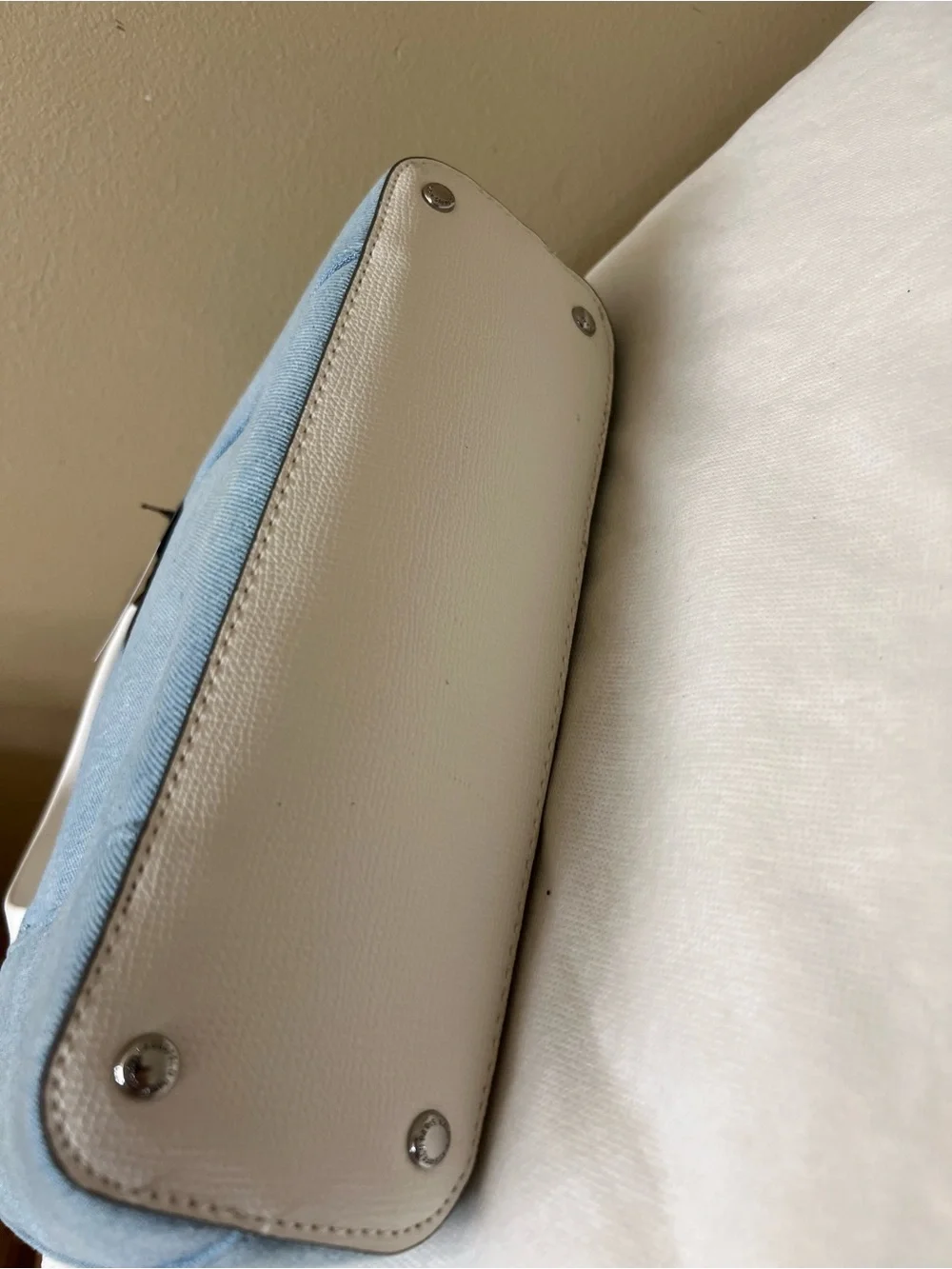 🔥low S🔥Karl Lagerfeld Light Blue Denim Crossbody NWT